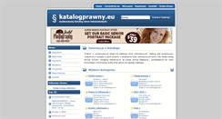 Desktop Screenshot of katalogprawny.eu
